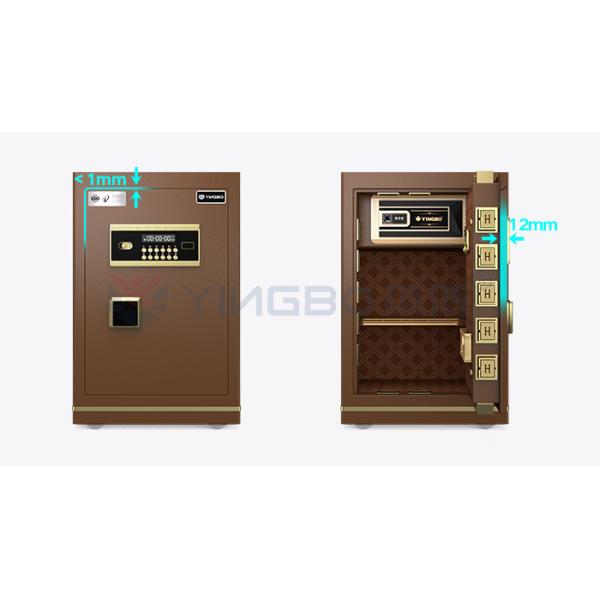 Dual Alarm Solid Steel Office Safe Box electronic lock For Security H600mm