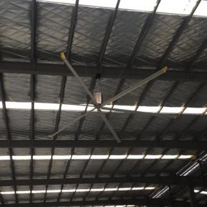 Quality 18ft Industry  Warehouse Workshop Pmsm High Volume And Low Speed Ceiling Fan For Ventilation for sale