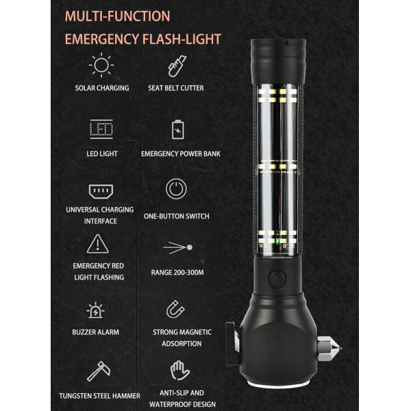 Mult-function Solar Eascape Flashlight