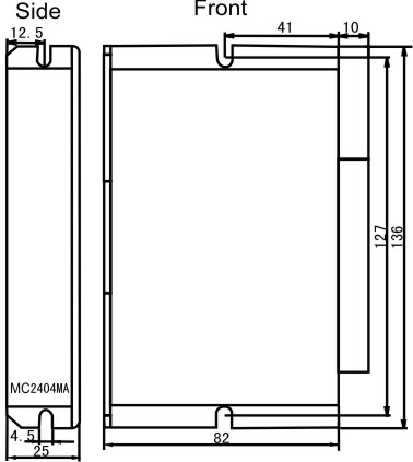 2phase Stepper Motor Driver YKA2404MA DC12-40V 4.0A 200Microstep