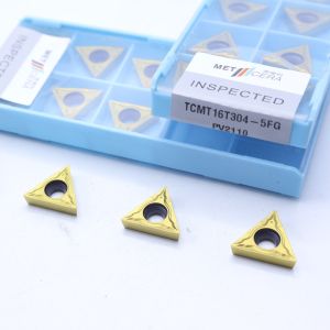 Quality Turning Tool Inserts Coated Cermet Inserts TCMT11-5FG TCMT16-5FG Cermet Turning Inserts for sale