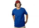 Cotton / Polyester Blue Casual T - Shirts Slim Fit / Mens Apparel / Women's Tops