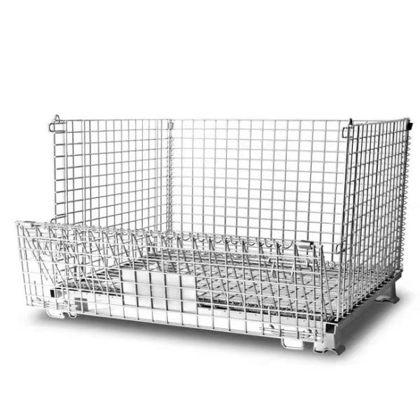 50 * 50 Hot Dip Galvanized Metal Pallet Cage Multifunctional Storage Frame