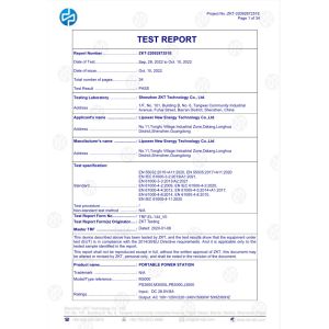 Jiangxi Zhuokai New Energy Technology Co., Ltd. Certifications