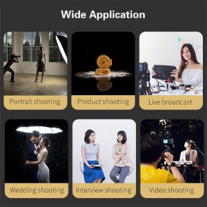 A-2200IV LED Studio Lights Photography CRI95+ Bi Color 100W Vlog Studio Lighting