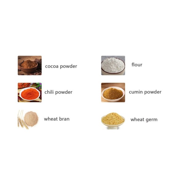 Automatic Roasting Production Line Continuous Drum Flour Chili Powder Cocoa Powder Roasting Machine