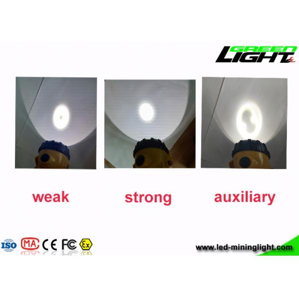 SOS Waterproof Led Headlamp 25000lux GL12-A LED 10.4Ah Anti Explosion PC Material