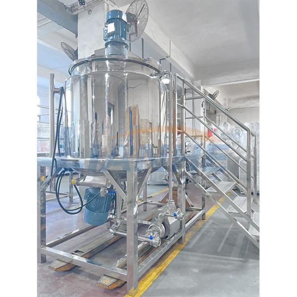 500L Rustproof Lipstick Mixing Machine , SUS304 Dish Wash Liquid Making Machine
