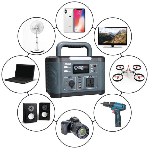 3.7V 216000mAh Lifepo4 Portable Power Station 799.2wh / 1000w Power Bank