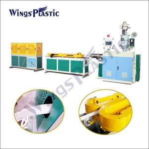 Plastic Expansible Basin Corrugated Pipe Making Machine / Extrusion Line /