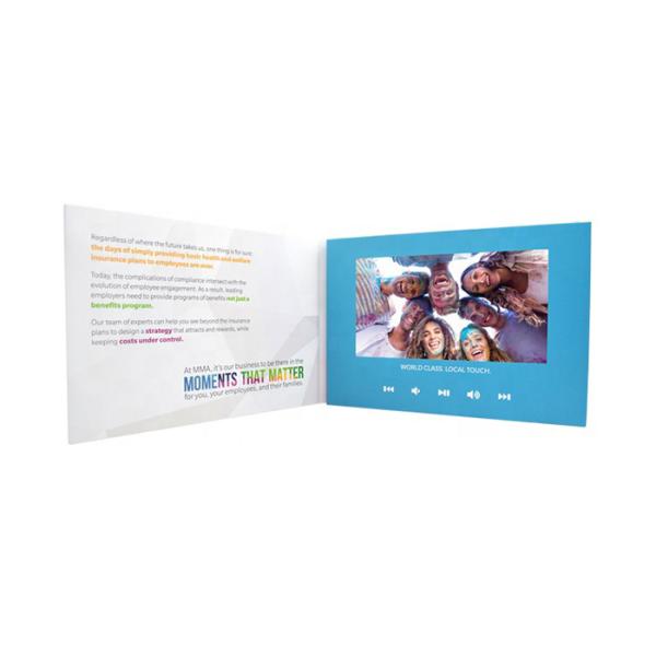 LCD Screen Digital Video Greeting Card A5 2GB Video Advertising Cards