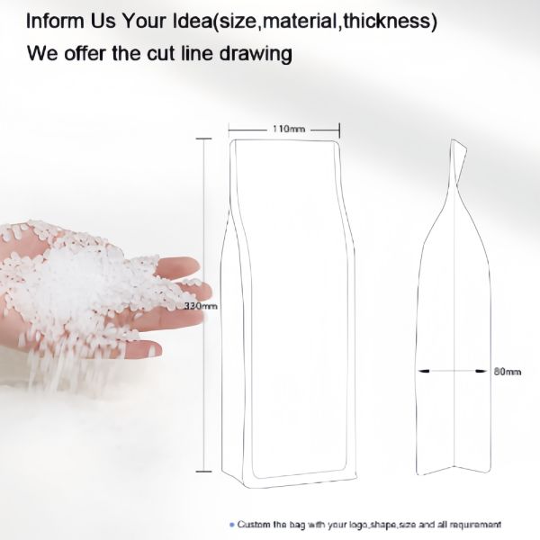 Reusable Coffee Packaging Bags Customized Large Capacity Practical