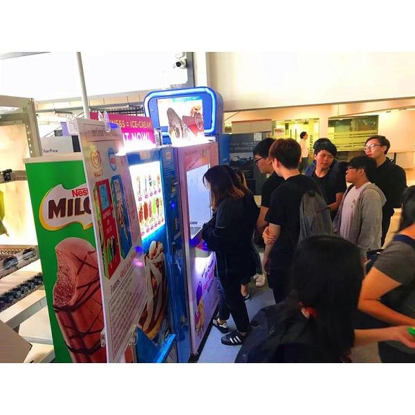 Hardware Material Refrigerated Vending Machine / Ice Cream Claw Machine