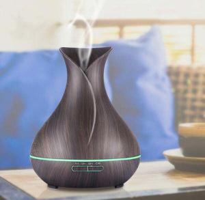Quality Aroma Essential Oil Diffuser, 400ml Aromatherapy Diffuser Ultrasonic Cool Mist Humidifier with Color LED Light for sale