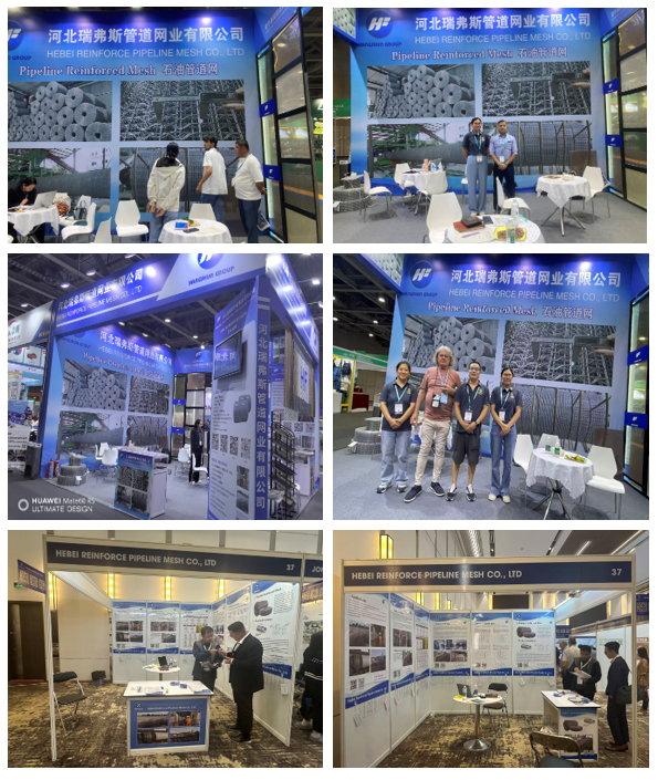 Hot Dipped CWC Pipeline Reinforced Mesh 2.6 MM Galvanized Pipeline Coating Mesh