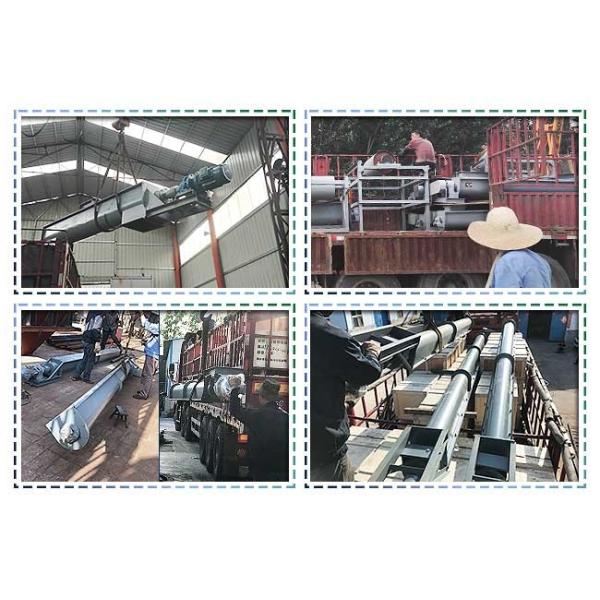 Motor Driven U Trough Screw Conveyor Corrosive Resistant