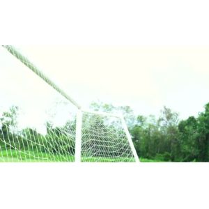 Full Size 3mm Polypropylene Soccer Goal Net White Football Soccer Goal Post Net