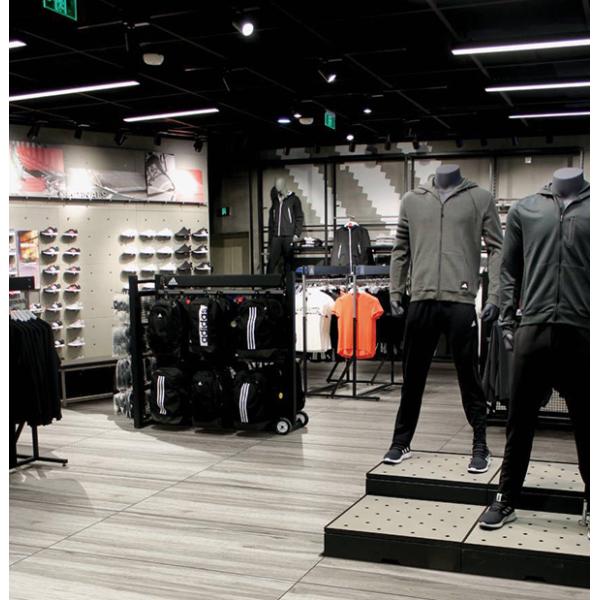 Wood Like Rectangular Porcelain Floor Tile , Large Rectangular Floor Tile For Shopping Mall