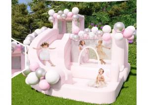 Quality Residential Backyard Wedding Party Kids Jumping Castle Inflatable Bouncer Water Slide Moon White Bounce House for sale