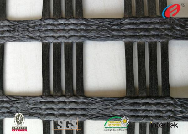 Buy Polyester  Geogrid Reinforcing Fabric Retaining Wall Material Bitumen Coating at wholesale prices