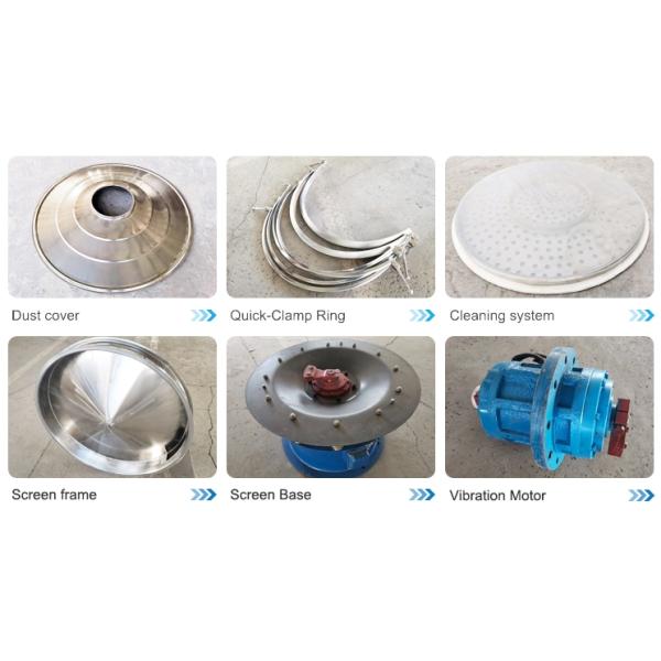Diameter 1000mm Vibrating Screen For Grain Separator Machine