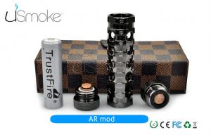Quality 304 Stainless Steel Black AR Mod Mechanical Mod E Cig , Top Quality AR Mod Clone for sale