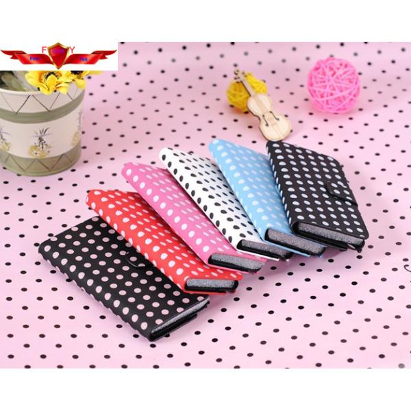 Foldable Ipod Touch 5 PU Leather Cases With Holder