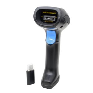 Quality 2200mAh 2.4GHz CCD Wireless Barcode Scanner BT Handheld Linear Barcode Scanner for sale