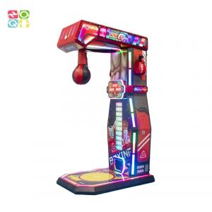 Quality Arcade Game Metal Cabinet One Punch Electronic Boxing Machine With Ticket Reward for sale
