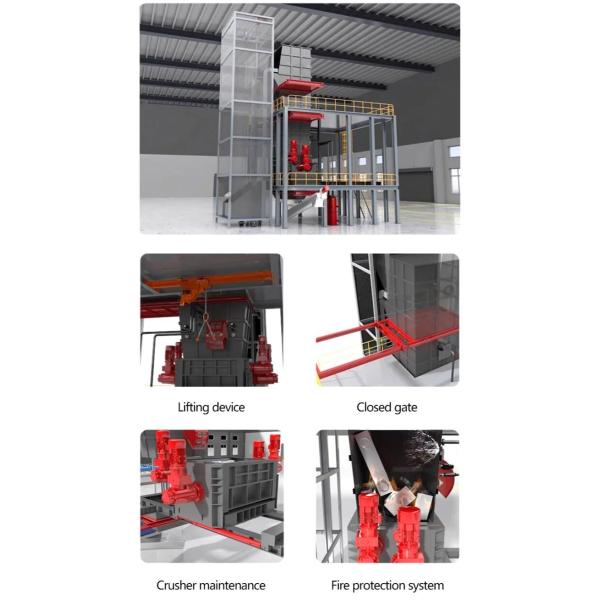 Waste Lead Acid Lithium Ion Battery Recycling Machine Production Line Customized