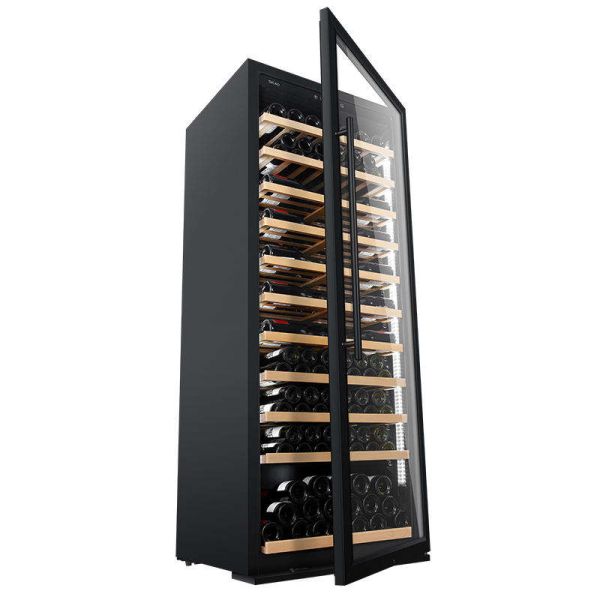 Freestanding Wine Cooler Cabinet with Digital Temperature Control and LED Lighting