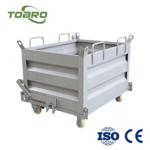 Quality OEM Industrial Trash Bin Container Open Top Bottom Drop Bot Dumping for sale