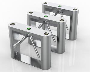 Quality Waist High Tripod Turnstile Access Control System Semi Automatic 60kg Capacity for sale