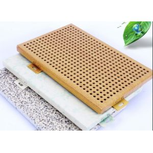 Quality Anti Humidity Perforated Aluminium Facade Plate with Fluorocarbon Coating in 1220*2440 and 1000*2000 Sizes for sale