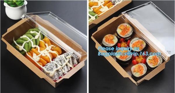 Best Selling Green Noodle/Salad Disposable Packing Kraft Paper Lunch Box,disposable kraft custom paper lunch box bagease