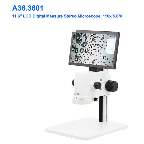 Stereo Electron Measurement 0.7-4.5x Zoom LED LCD Digital Microscope