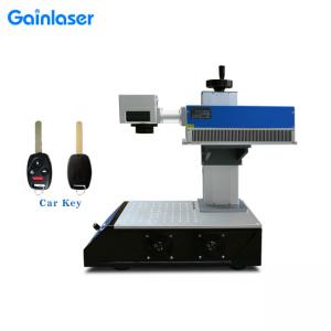 Quality Portable DPSS UV Laser Machine 0.01mm Accuracy JCZ For Car Key Chain for sale