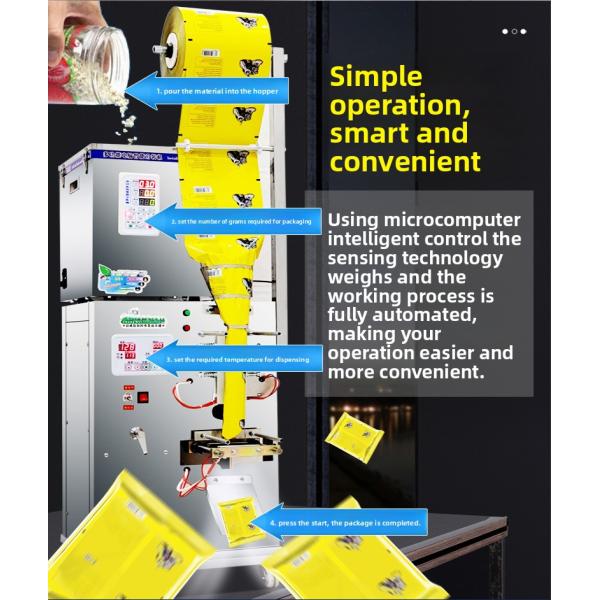 High Efficiency Spiral Back Seal Packing Machine for Granule Powder Herbal Dried Fruit Sunflower Seeds Goji in Plastic Bags