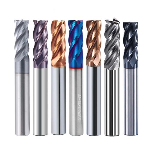 HRC55 HRC45 Metal Milling Cutter Solide 8 Millimeters Carbide Metal Drill Bits