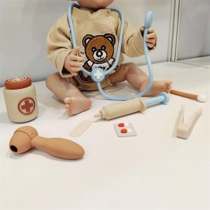 China 204g Silicone Doctor Toy Set Customized Medical Carry Case For Kids on sale