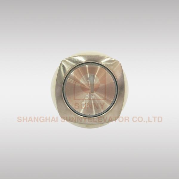 DC12V DC24V Elevator Push Button 38mm Size For Control Board / Elevator Parts