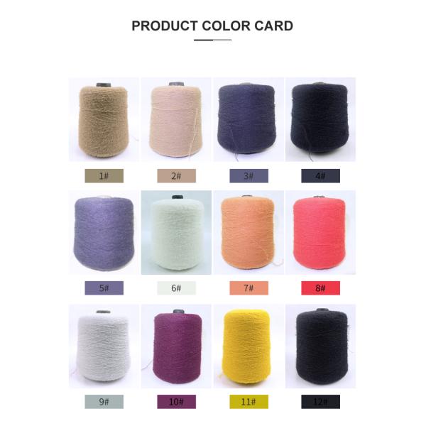 Soft Chunky Fluffy Yarn 1.3CM 2CM Nylon Feather Hand Knitting Yarn