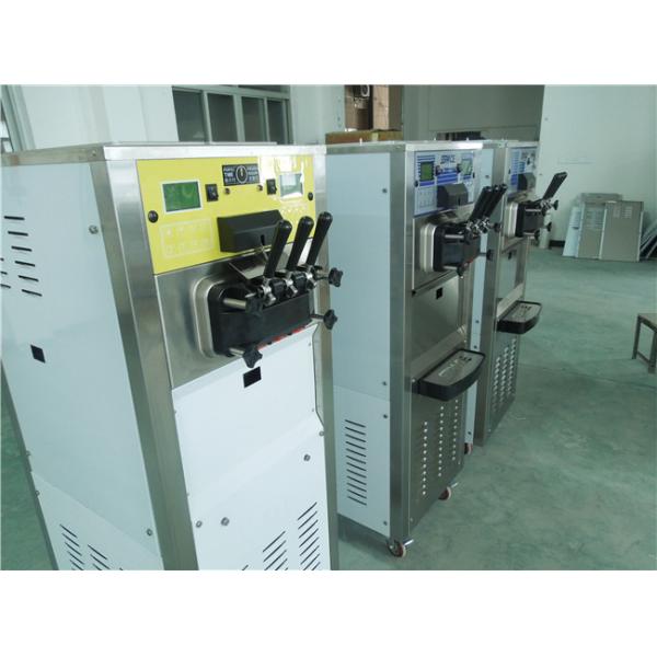 Compact Design Soft Ice Cream Machine Maker With Full Stainless Steel Body