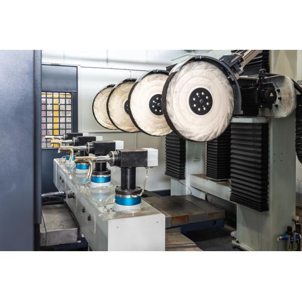 CNC Automatic Metal Surface Grinding Polishing Machine For Brass Faucet Handle