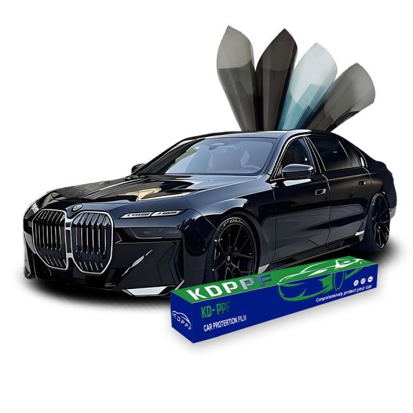 4 mil Auto Ceramic Nano Solar Window Film Automotive Car Tint for Explosion-proof Anti-theft UV Heat Blocking Scratch Resistant 99% UV Proof