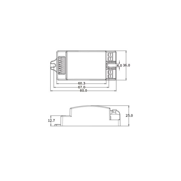 Lux Off 0.5W Doppler Motion Sensor HNS204 Dual Processor