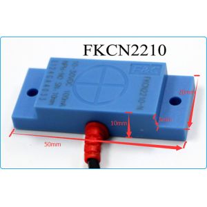 10mm PNP Type 12V DC Square Capacitive Switch Sensor FKCN2210-P Non Metal