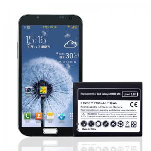Quality CE Samsung Android Battery , 2100mAh Samsung Galaxy Battery Replacement S3 for sale