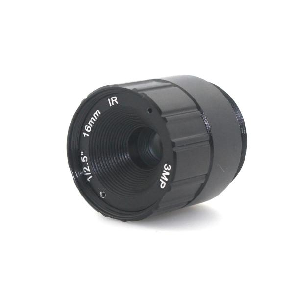 3Mega pixels 16mm CS lens IR Fixed CS Lens 1/3" CS F1.6 lens for CCTV Security Camera
