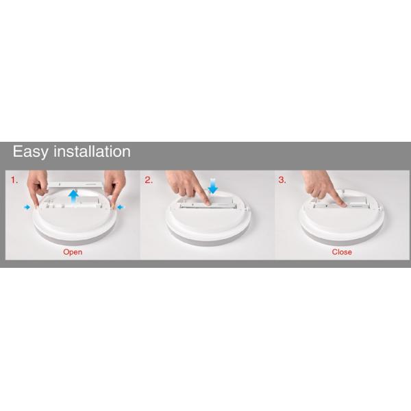 240V Living Room Square Ceiling Lights 50mm 280mm 18W IP54 Waterproof